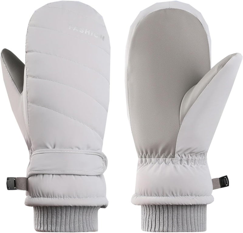 UTOWO Outdoors Winter Ski Mittens for Men Women - Warm Snow Mitts for Cold Weather Non-Slip Water-Repellent Gloves Windproof - Image 1